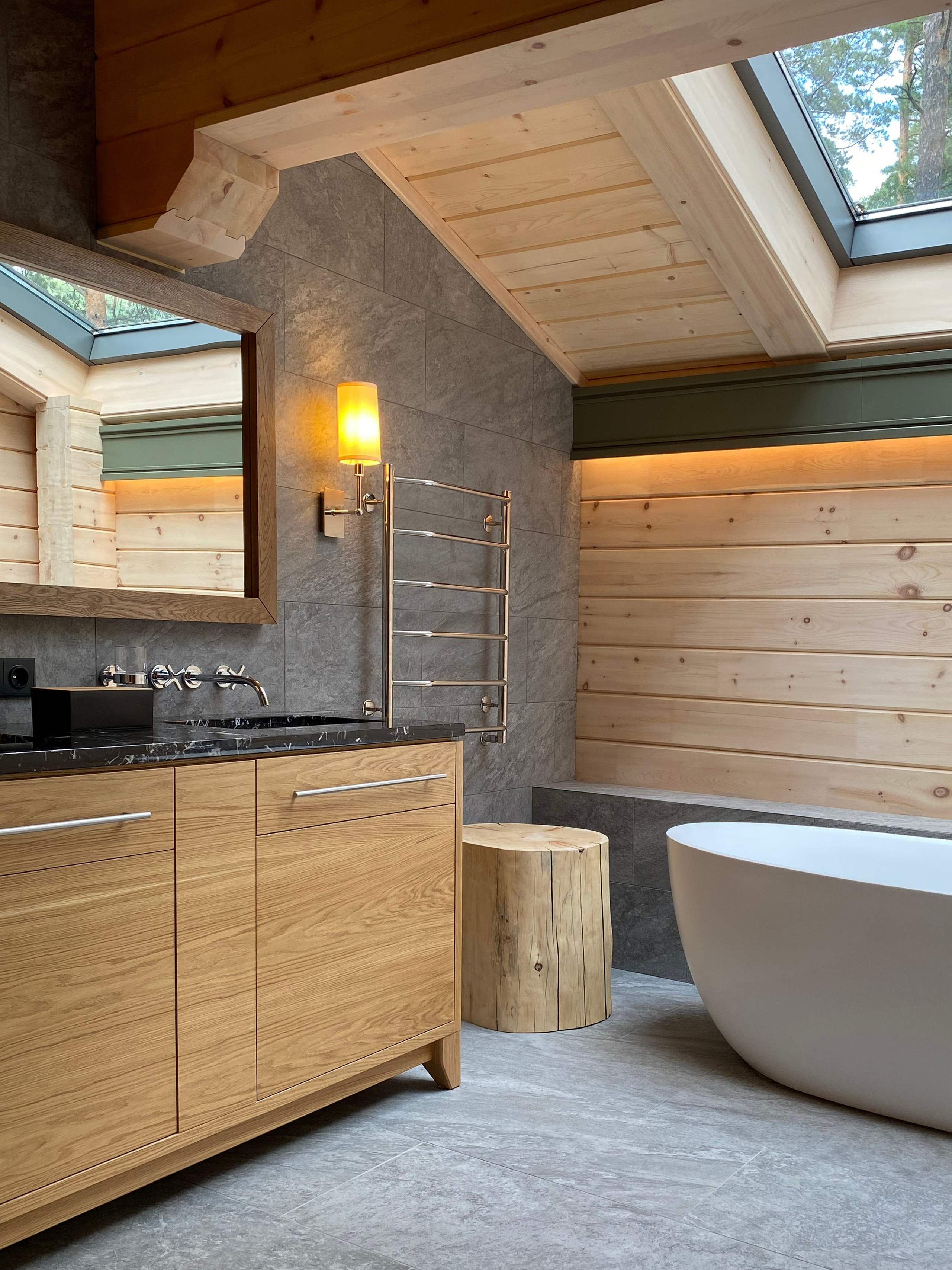 GRAND CHALET RIVER / коттедж на территории отеля Grand Chalet Altay, 405 м². Rezells Architects — студия дизайна жилых и коммерческих интерьеров