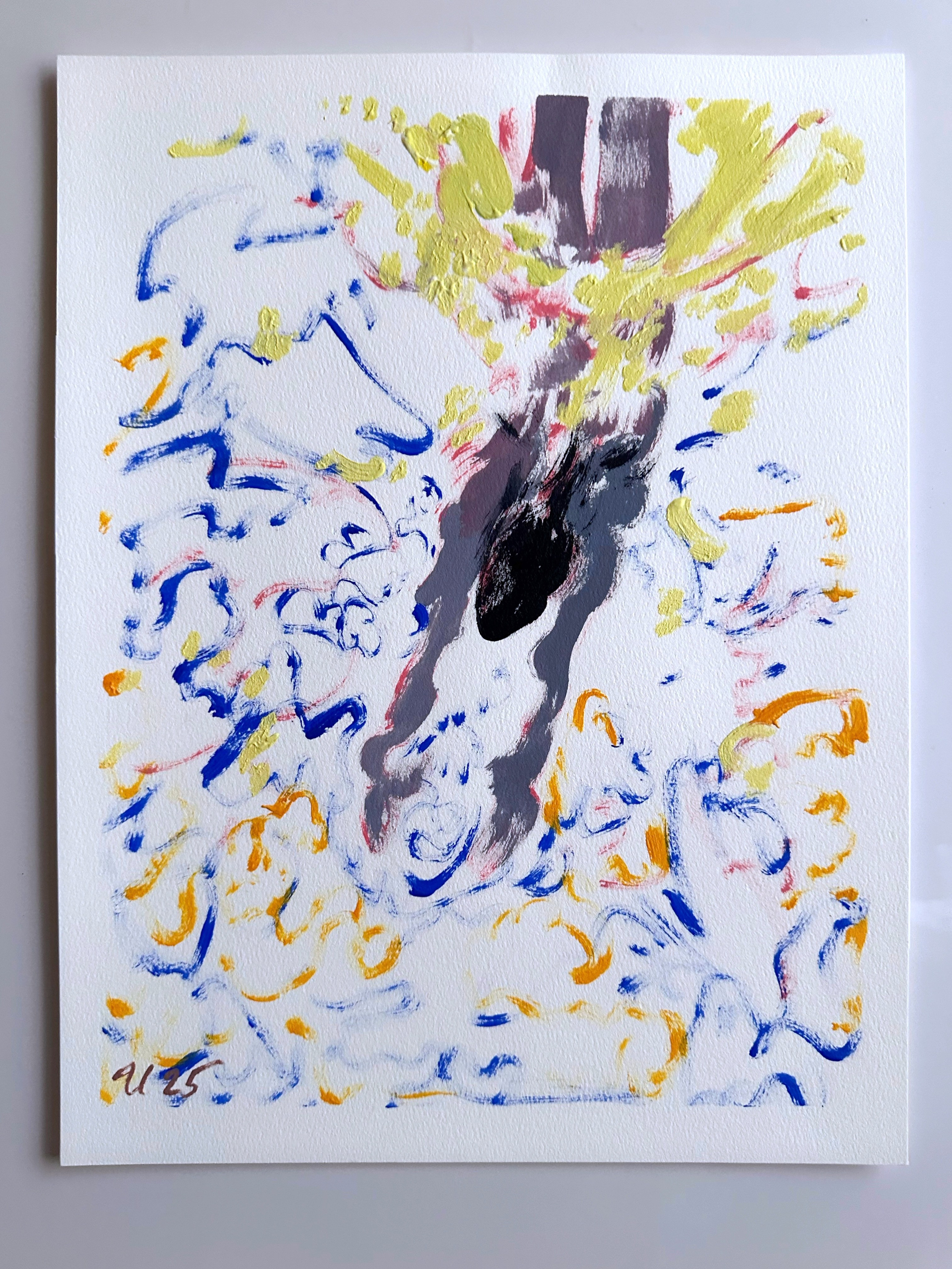 Доступные работы на бумаге (акрил/масло). Визуальный художник Илья Филатов