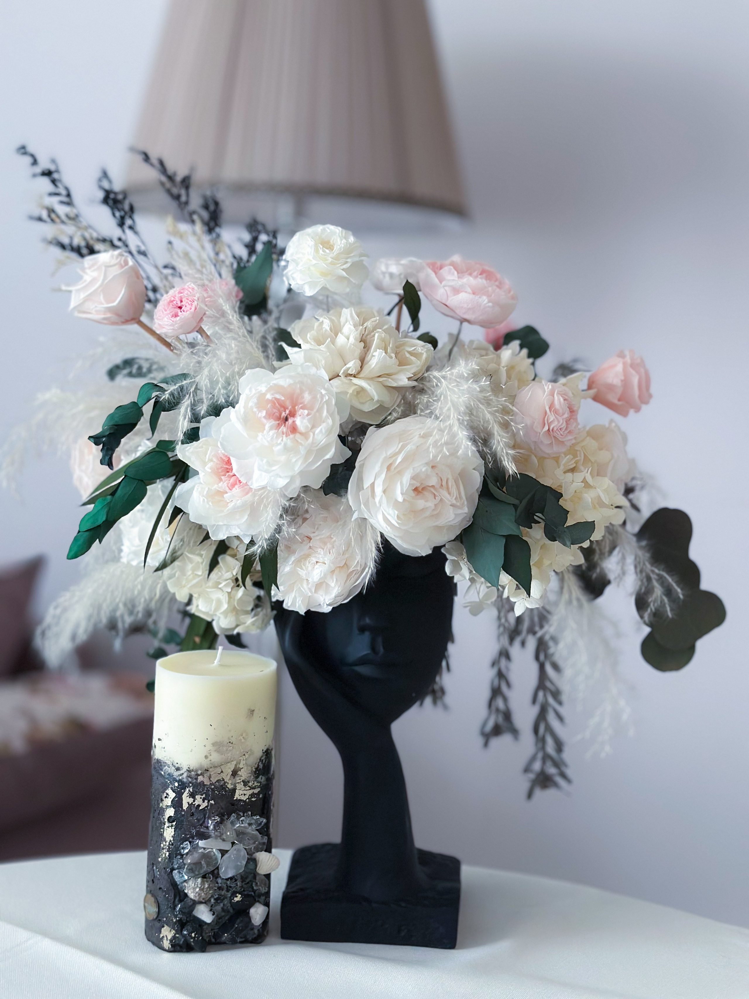 Витрина. Стабилизированные цветы Букеты Москва