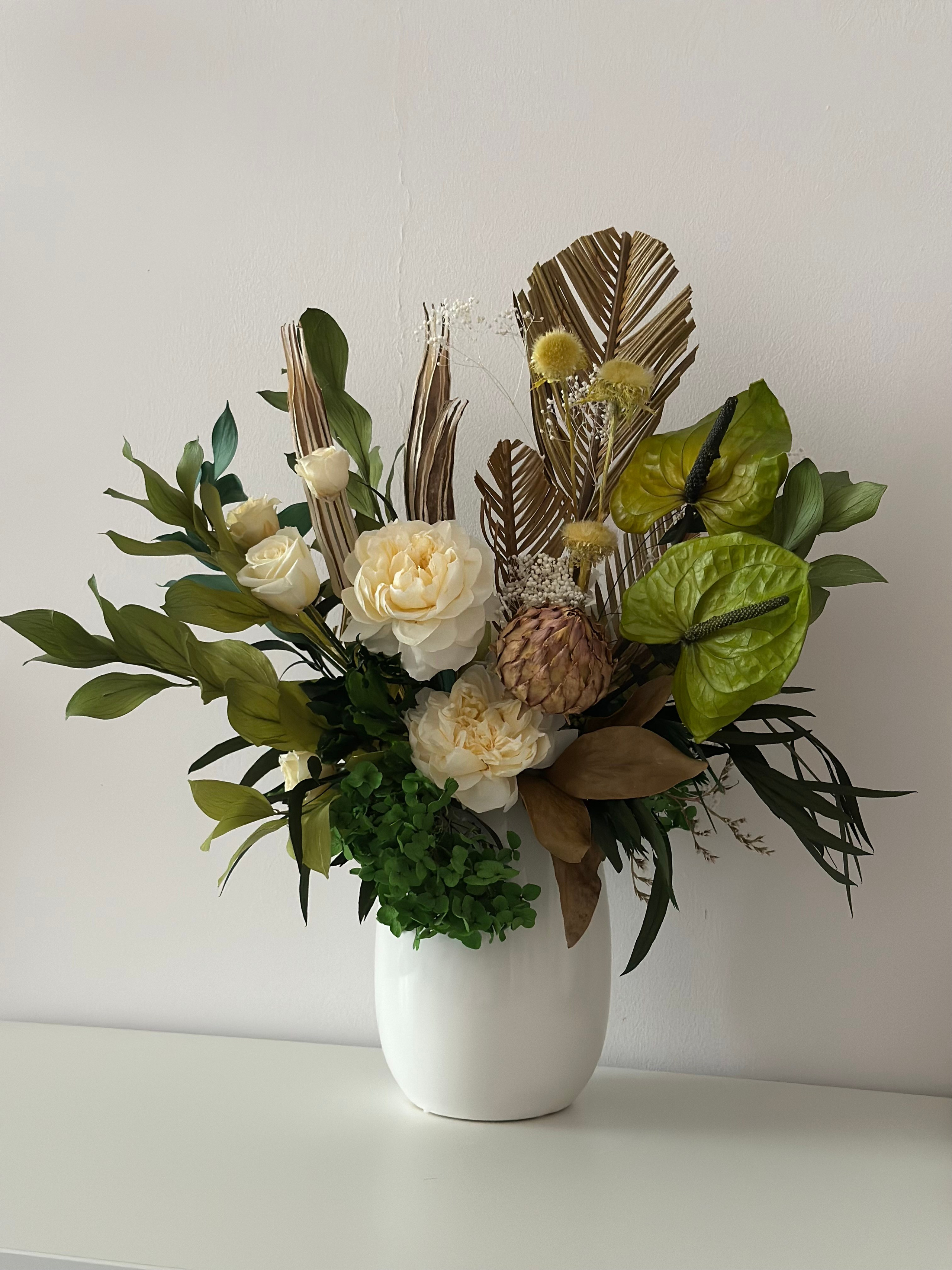 Витрина. Стабилизированные цветы Букеты Москва