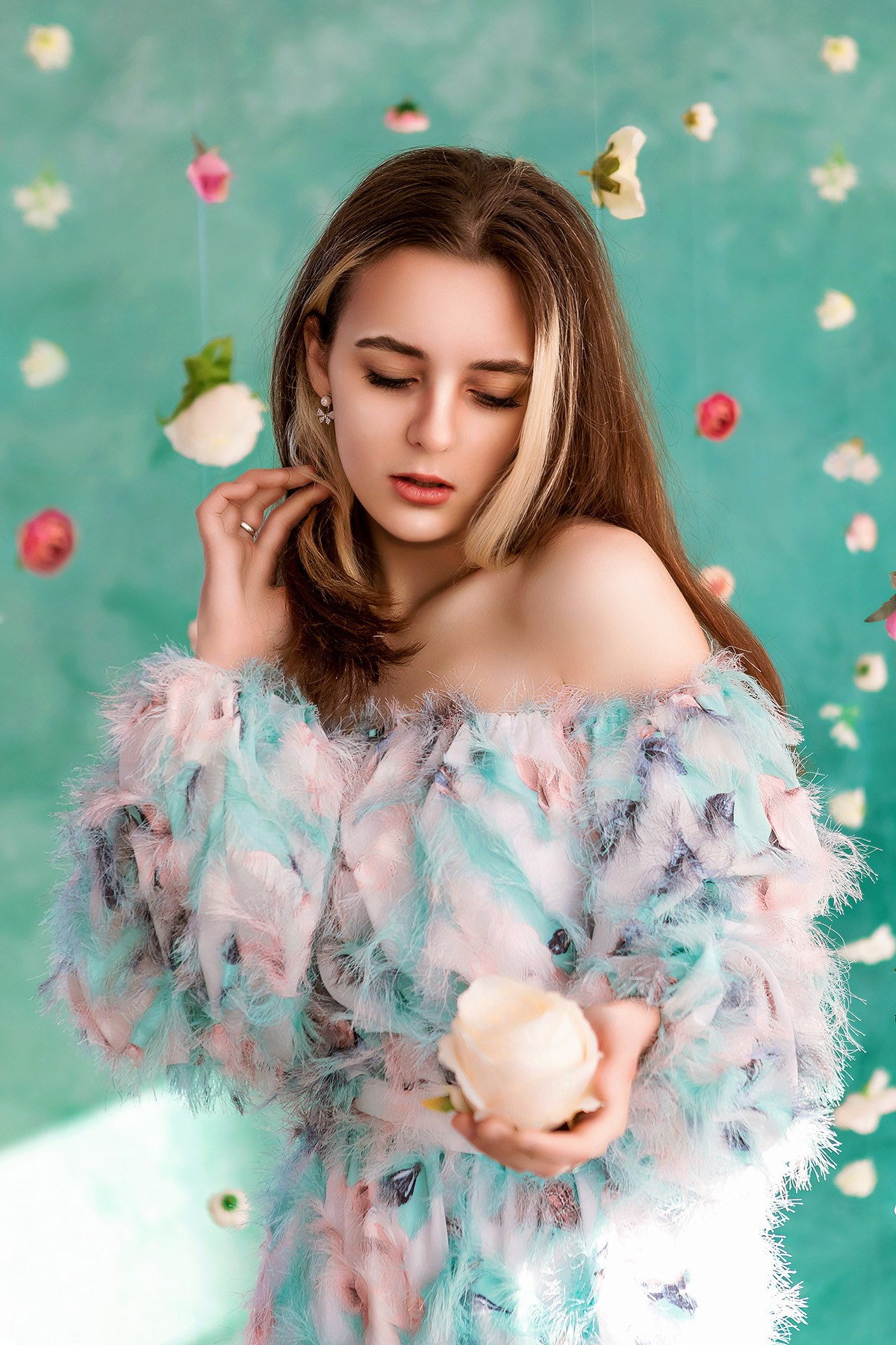 Весна в студии. Женский фотограф Крещение Венчание Москва Брянск