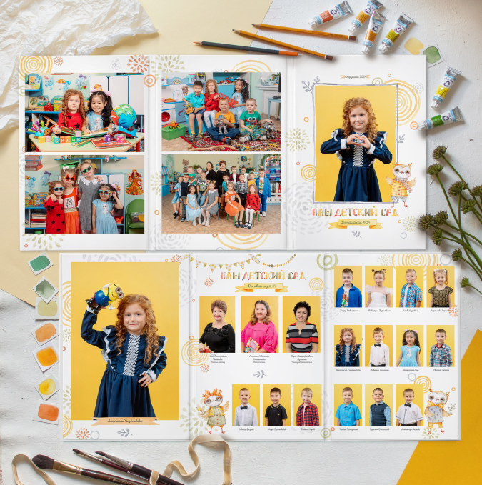 Трюмо Детский сад. Фотоальбомы для выпускников школ и детских садов в Республике Алтай и за её пределами