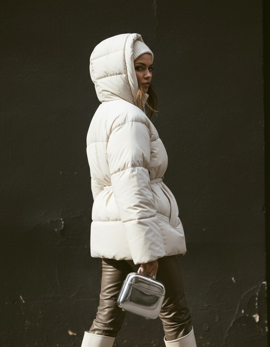 ИИ-кампейн. Зимняя куртка. AI BURO