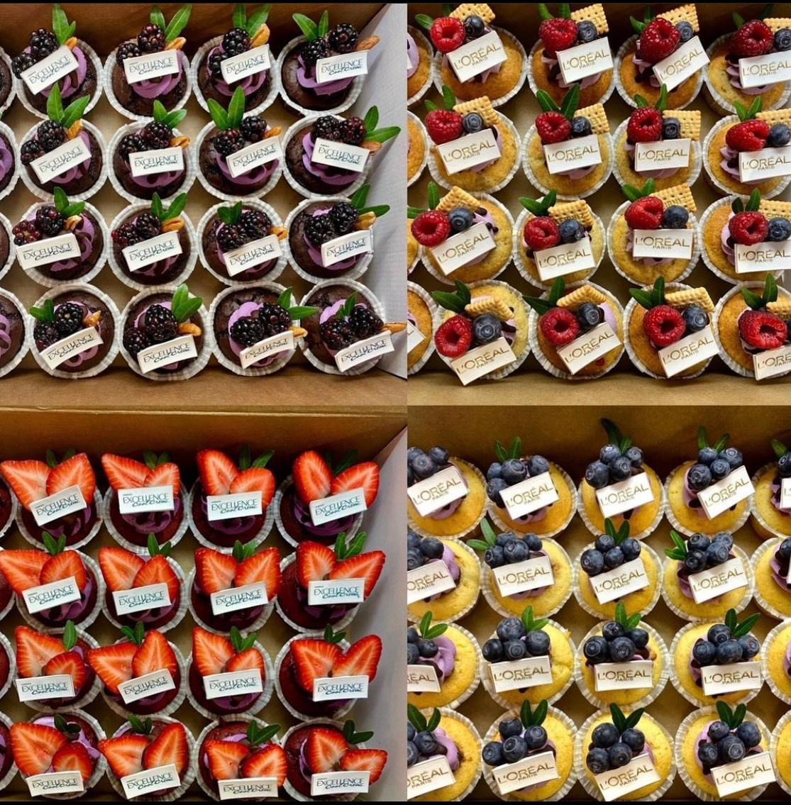 Капкейки фуршетные с логотипом. Katyasugarsugar капкейки, зефир, торты Москва