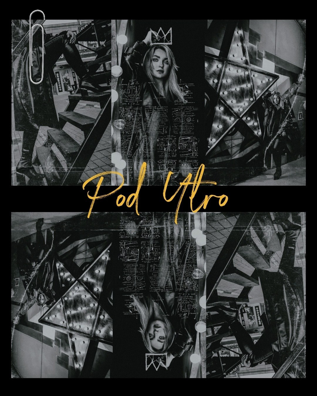 женская чб фотосессия