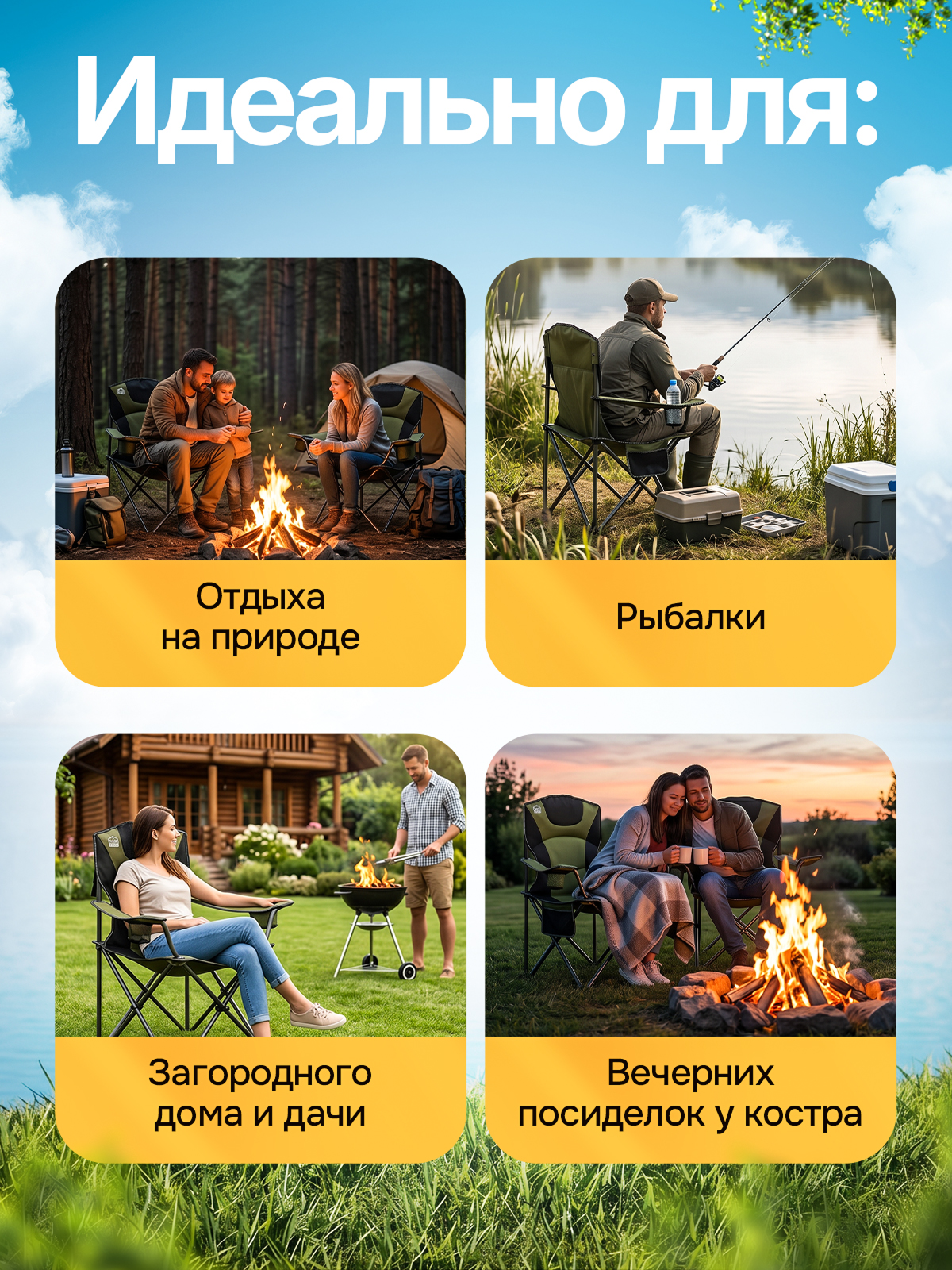 Туристический стул (раскройте). Портфолио команды Игоря Пладиуса