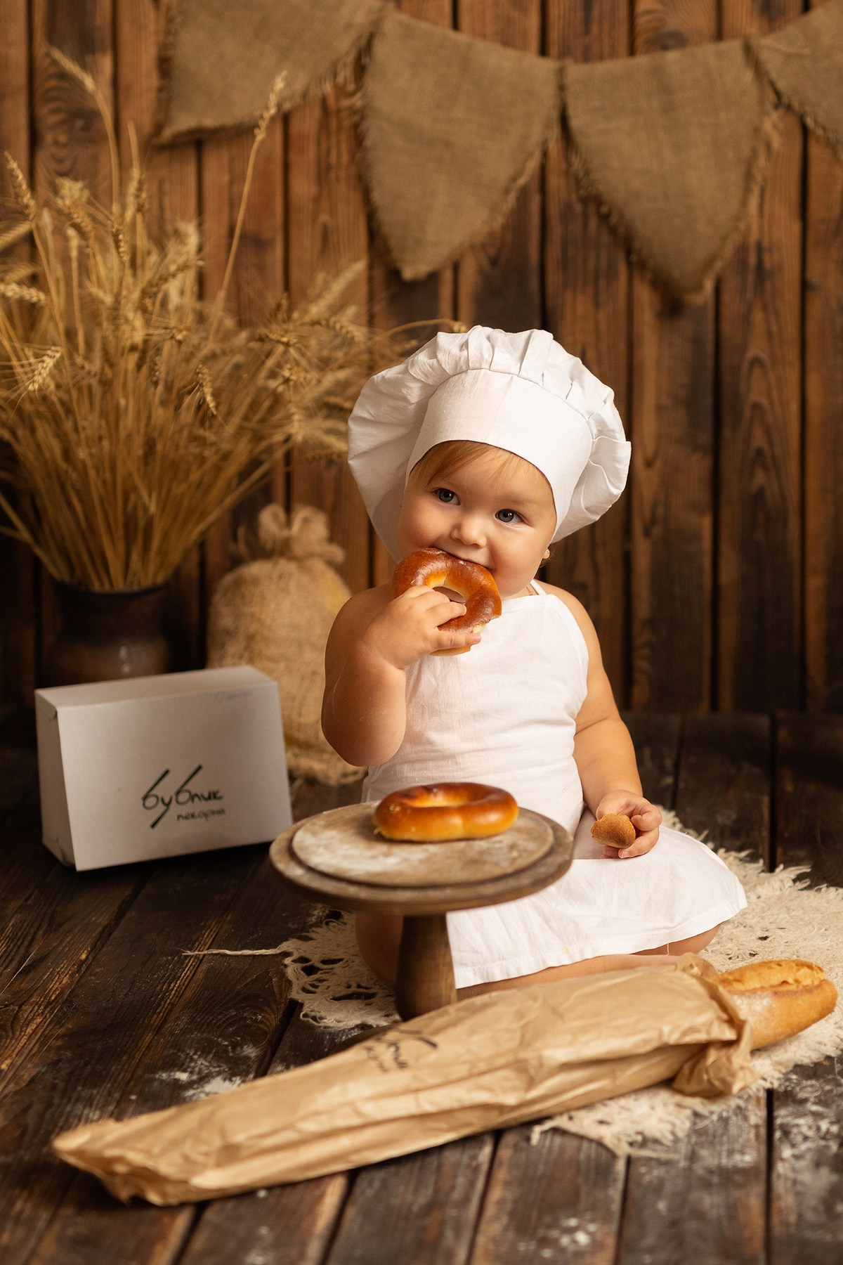Детская фотосессия «Поваренок». Фотограф новорожденных Альбина Хухарева. Йошкар-Ола. Казань. Чебоксары