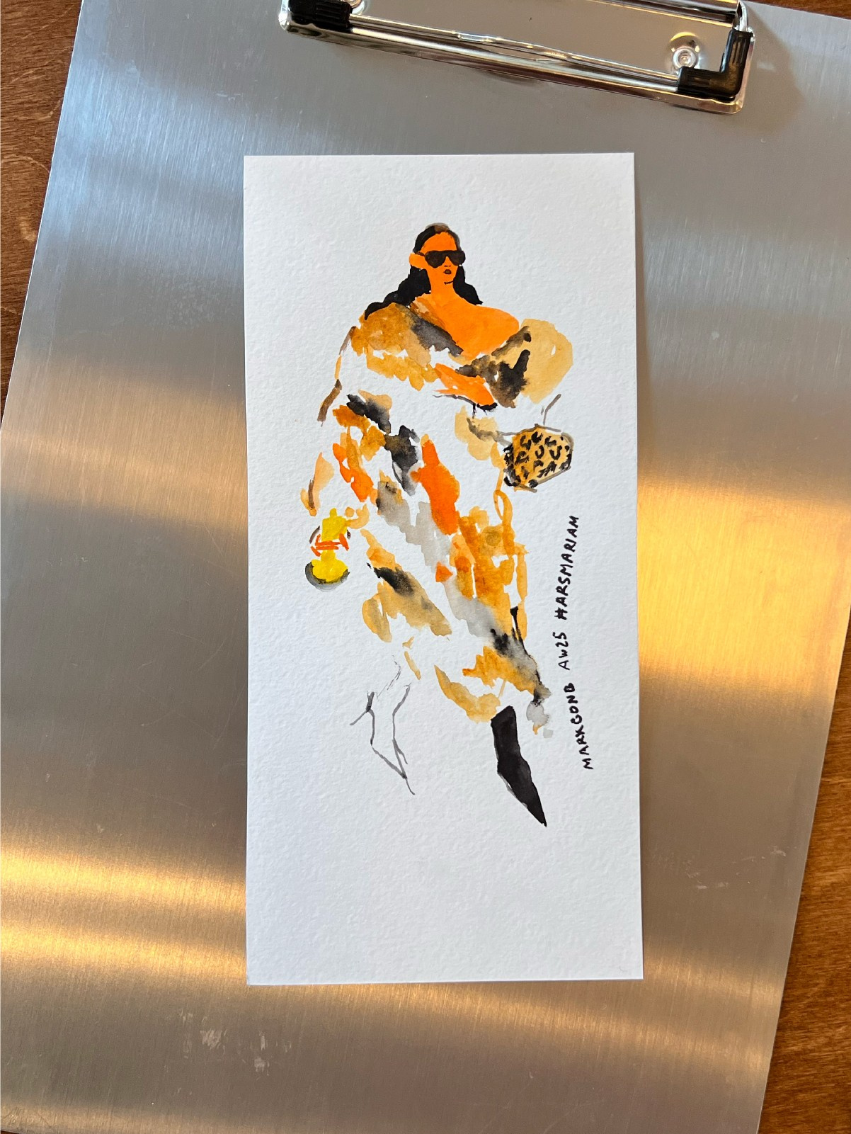 Markgong 2025 Autumn/Winter. Фэшн иллюстратор из Москвы Власенко Мария