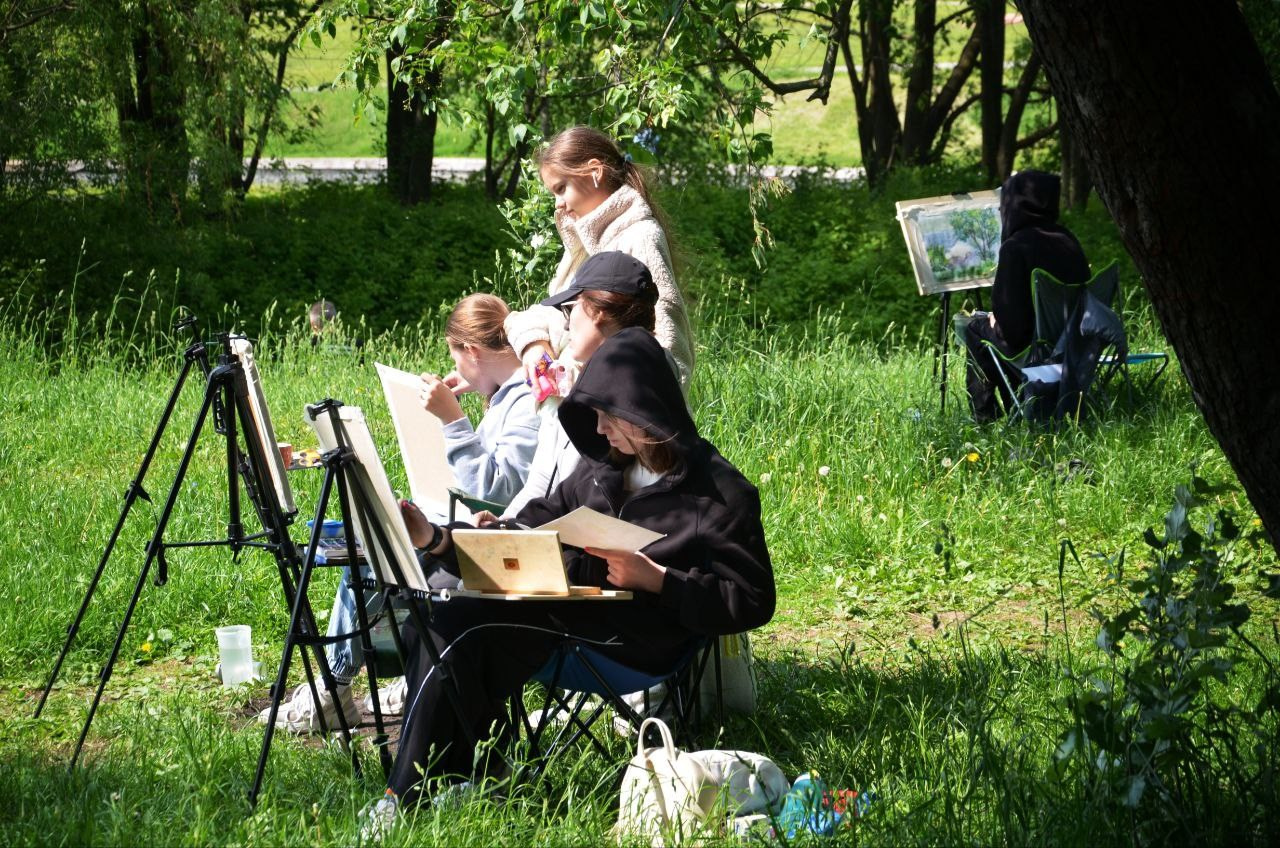 Пленэры для детей. Изостудия «Мы рисуем!» ♥ Южное Бутово, Москва