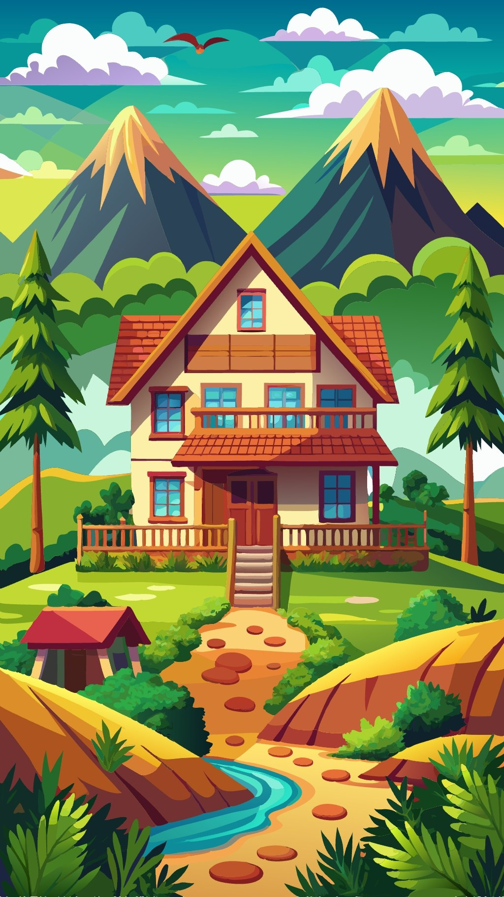 Иллюстрации совместно с ИИ. Grom Design