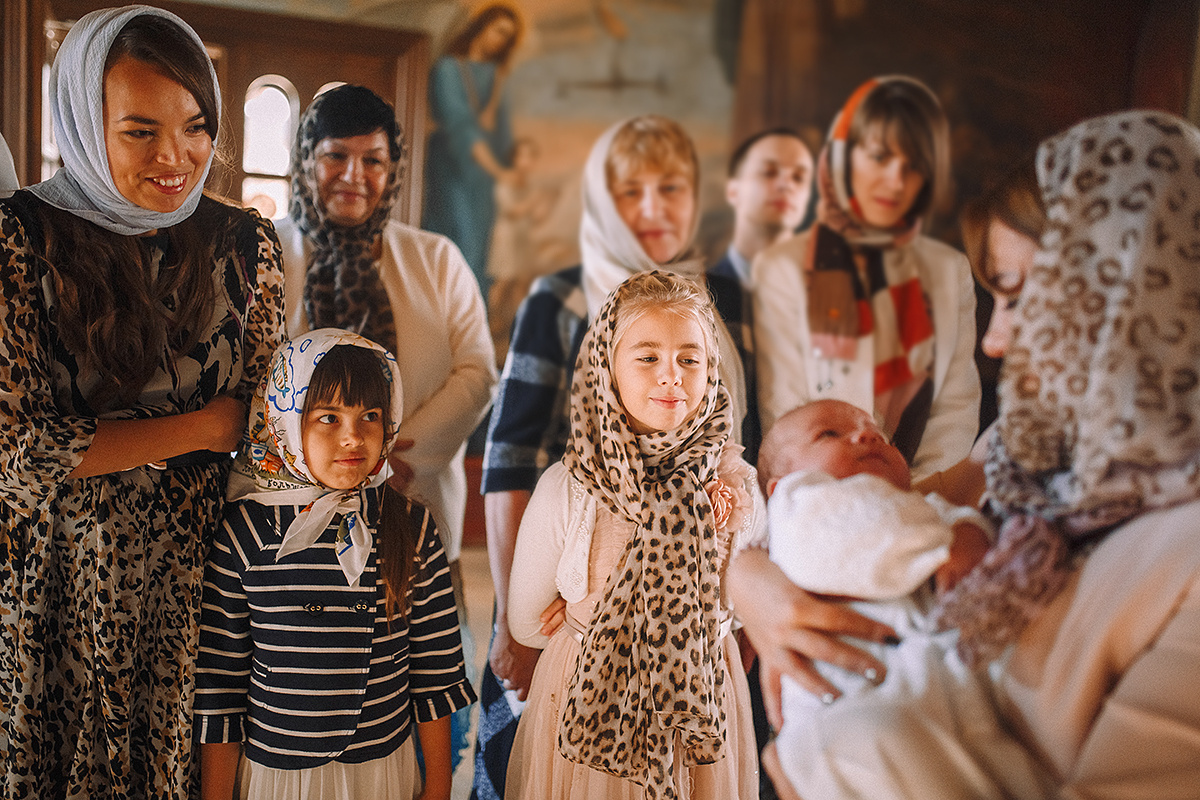 Крещение Мирона. Свадебный и семейный фотограф Москва Екатерина Верижникова