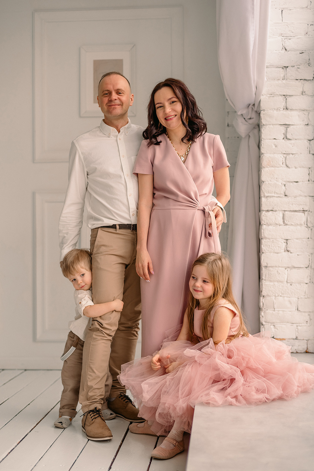 Фотосессия большой семьи в Санкт-Петербурге. Фотограф Юлия Кондратьева