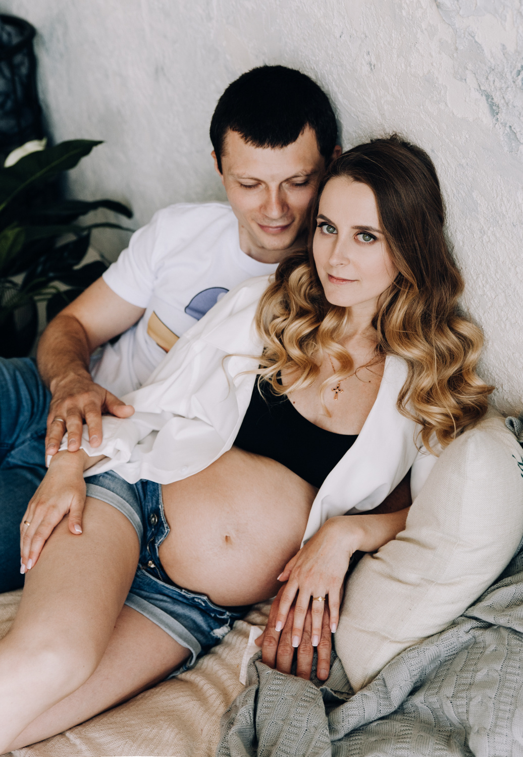 Семейная фотосессия в студии. Свадебный и семейный фотограф в Москве Андрасюк Елена