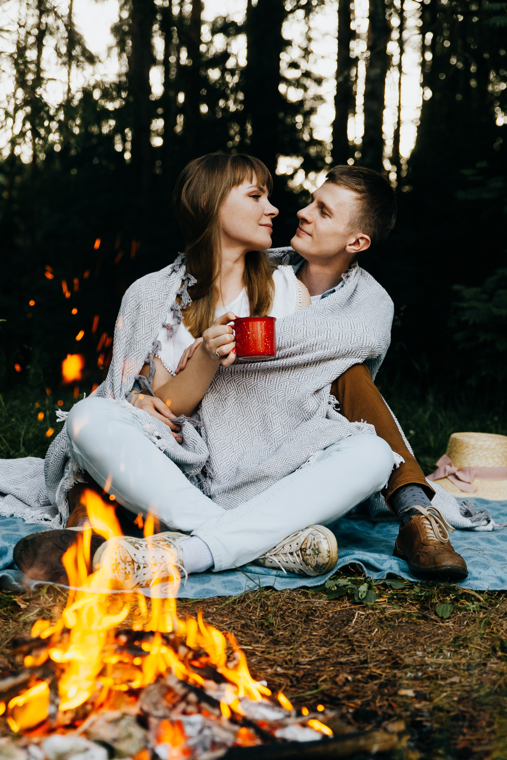 Love story в лесу. Свадебный и семейный фотограф в Москве Андрасюк Елена