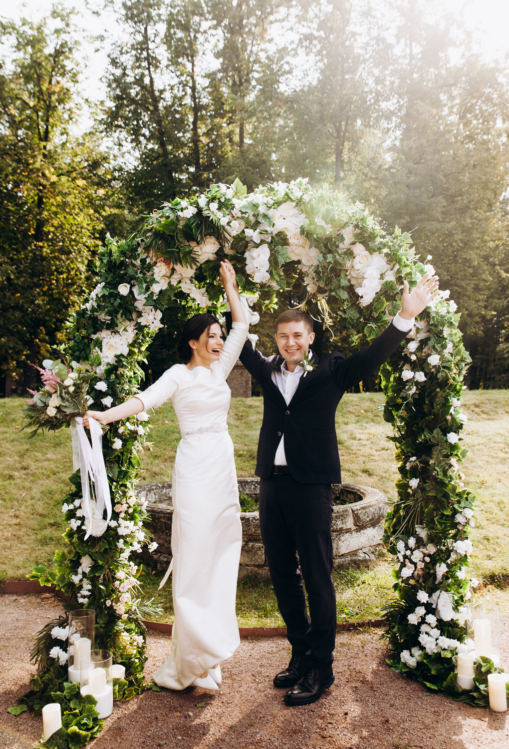 Выездная регистрация в Кусково. Свадебный и семейный фотограф в Москве Андрасюк Елена