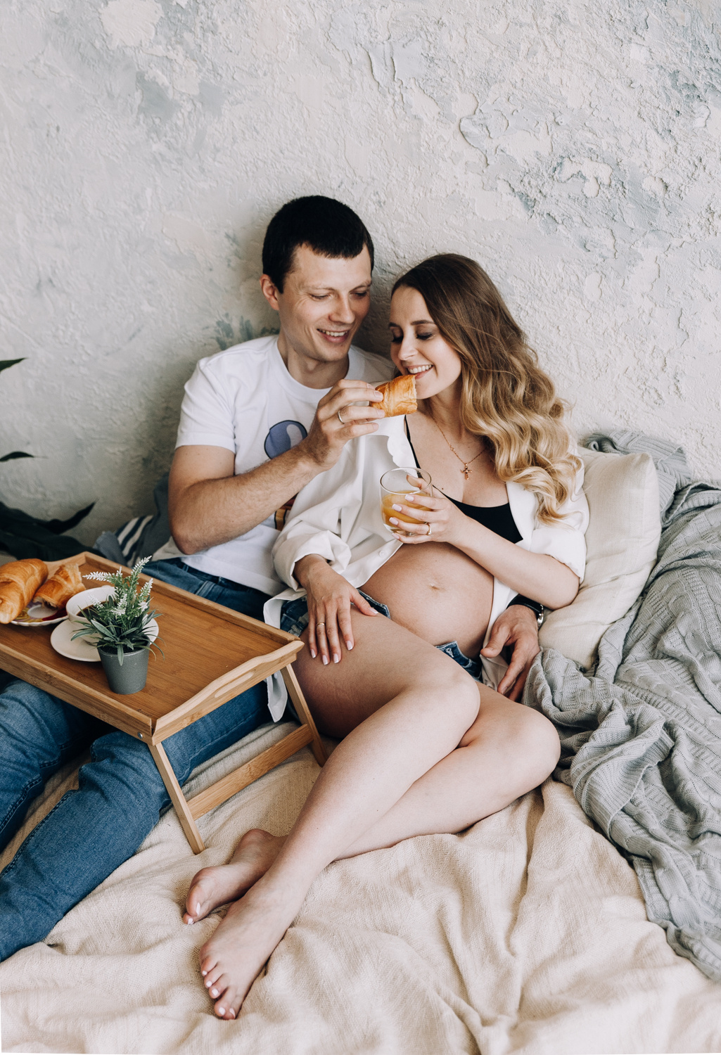 Семейная фотосессия в студии. Свадебный и семейный фотограф в Москве Андрасюк Елена