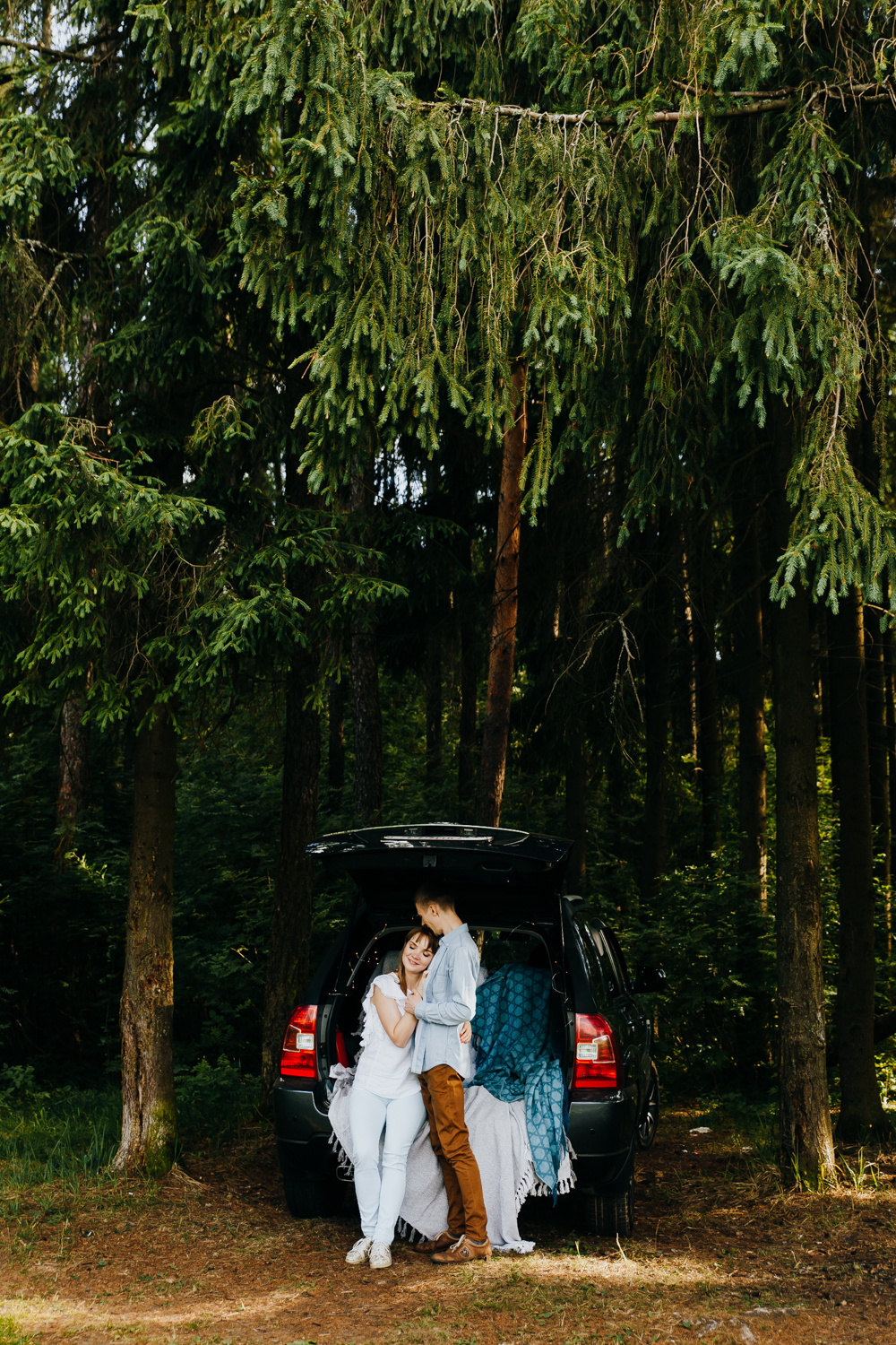 Love story в лесу. Свадебный и семейный фотограф в Москве Андрасюк Елена