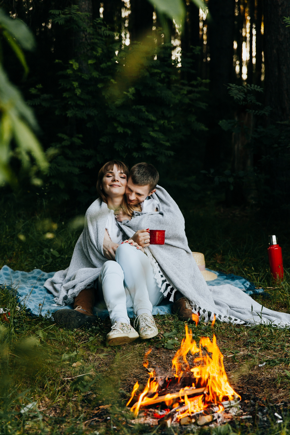 Love story в лесу. Свадебный и семейный фотограф в Москве Андрасюк Елена