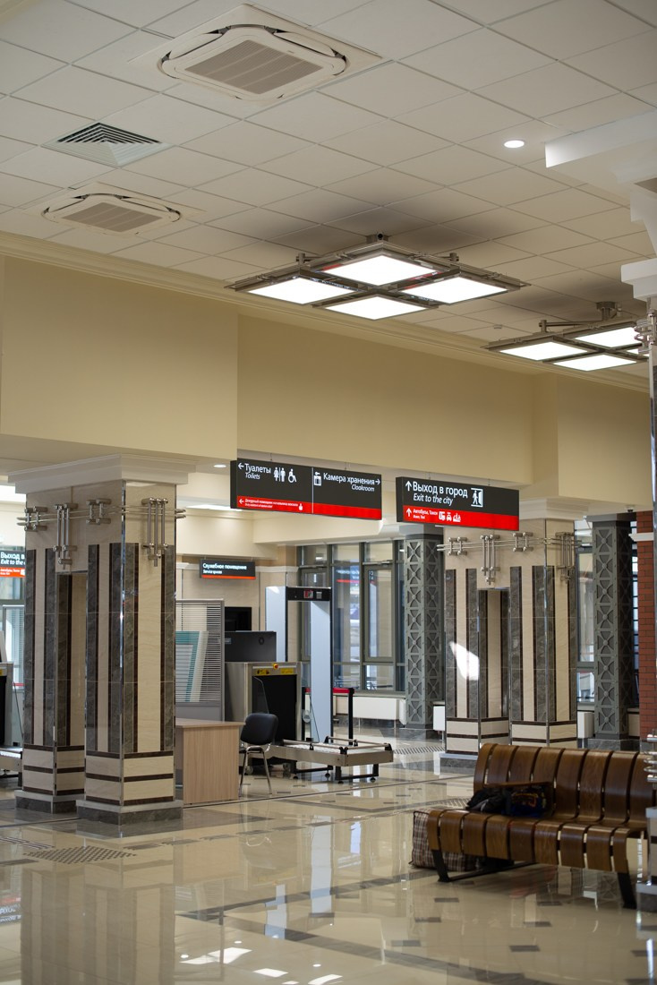 Железнодорожный вокзал в Бердске. Фотограф Сергей Сергеев