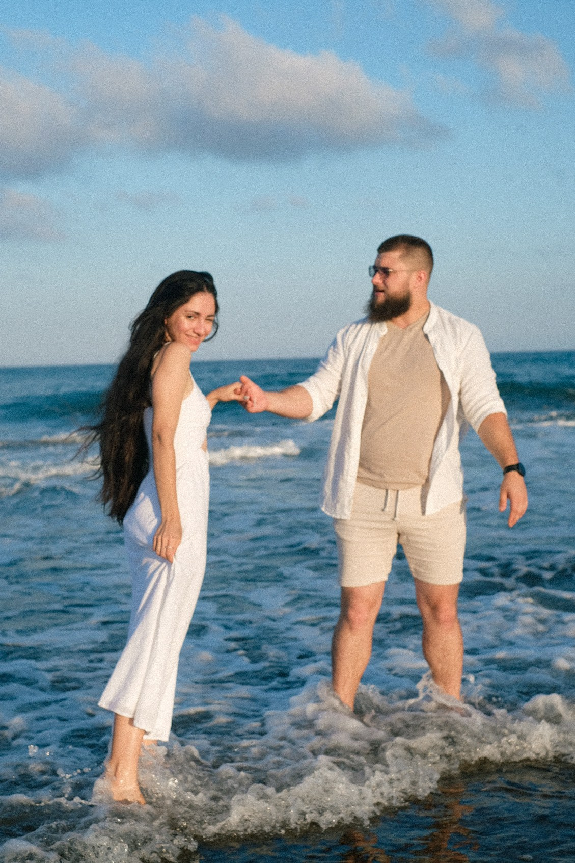 Парная съемка на море. Фотограф Полина Гольдис