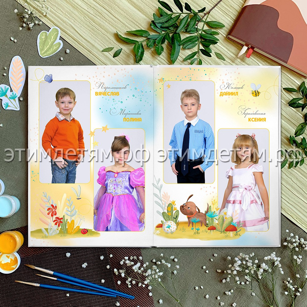 Портреты выпускников детского садика