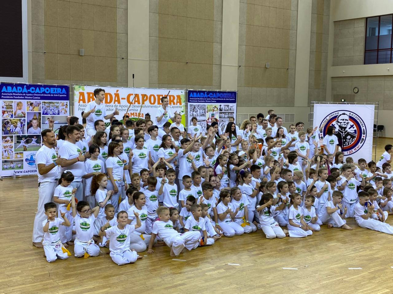 Церемония вручения поясов 9° Batizado e Troca de Cordas Самара 2021. Капоэйра в Казани ABADÁ-Capoeira