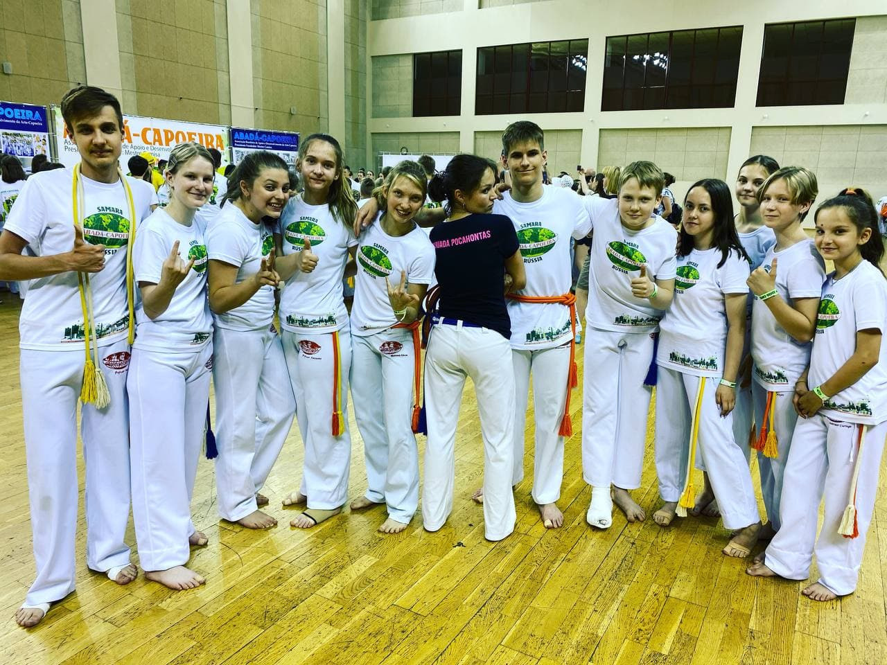 Церемония вручения поясов 9° Batizado e Troca de Cordas Самара 2021. Капоэйра в Казани ABADÁ-Capoeira