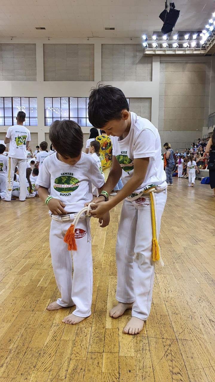 Церемония вручения поясов 9° Batizado e Troca de Cordas Самара 2021. Капоэйра в Казани ABADÁ-Capoeira