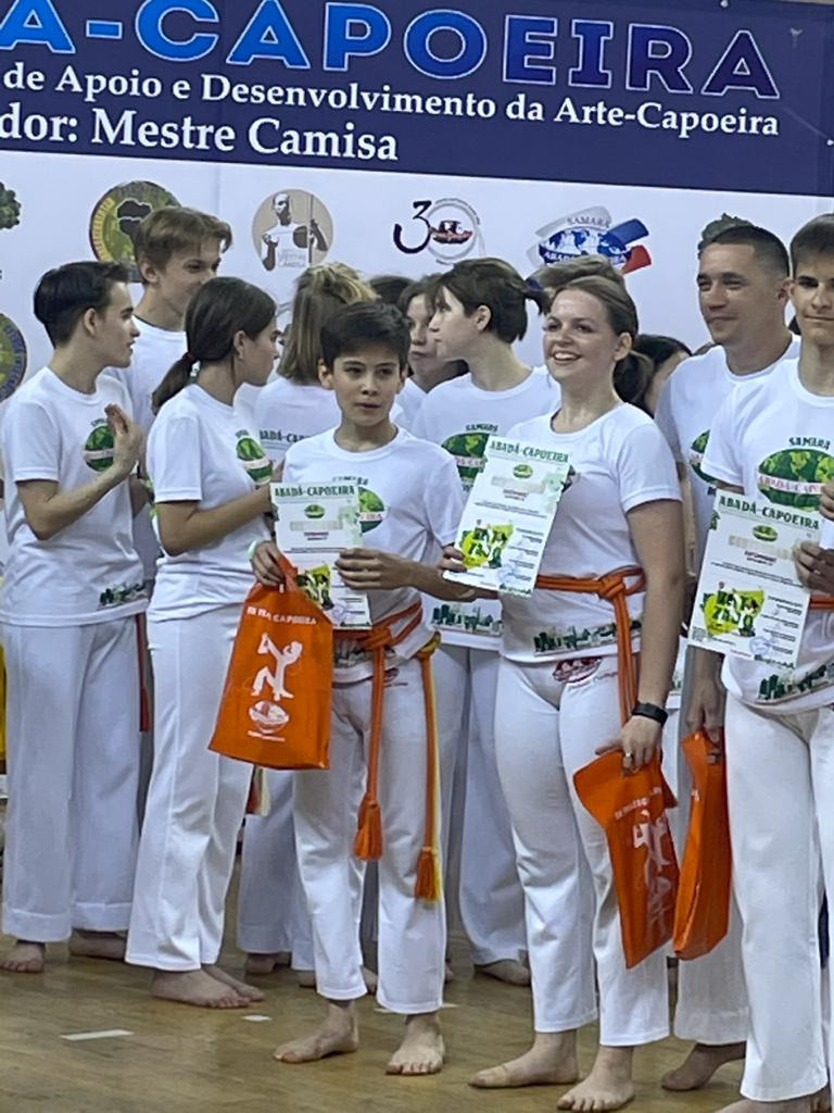 Церемония вручения поясов 9° Batizado e Troca de Cordas Самара 2021. Капоэйра в Казани ABADÁ-Capoeira