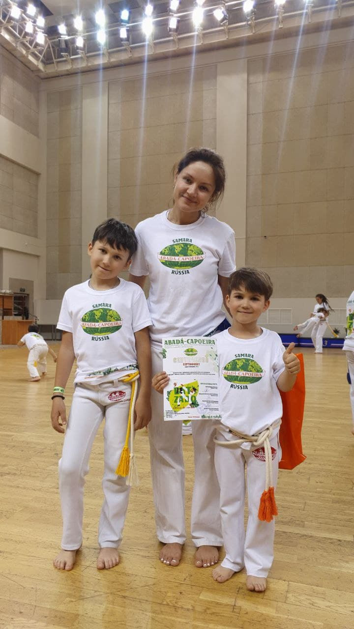Церемония вручения поясов 9° Batizado e Troca de Cordas Самара 2021. Капоэйра в Казани ABADÁ-Capoeira
