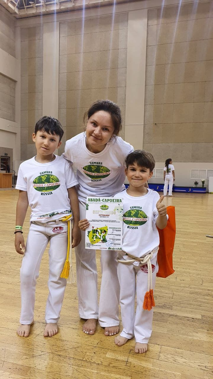 Церемония вручения поясов 9° Batizado e Troca de Cordas Самара 2021. Капоэйра в Казани ABADÁ-Capoeira