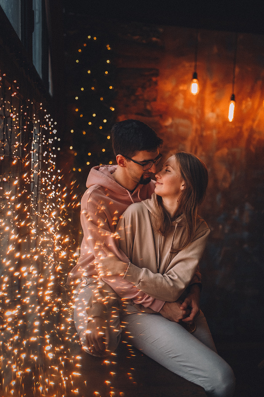 Веселая новогодняя. Свадебный и семейный фотограф Москва Екатерина Верижникова