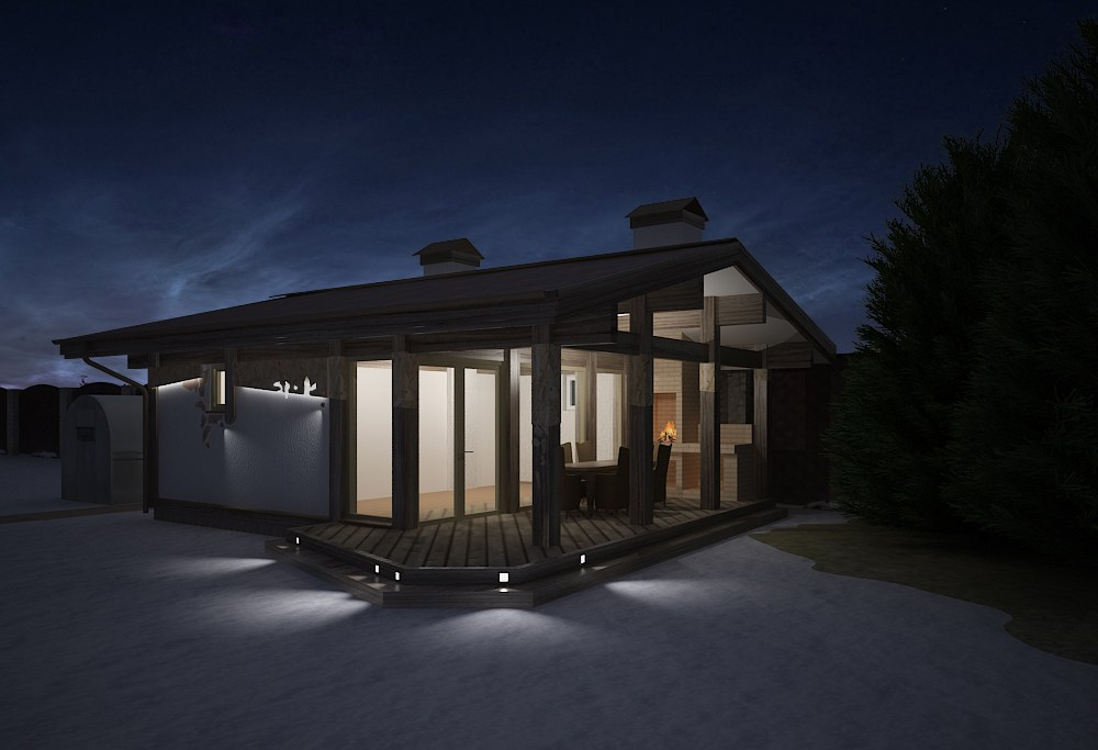 Баня в Токсово. Дизайнер в Санкт-Петербурге Дмитрий Цыбулько