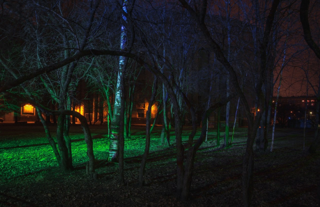 SaintP. night. Фотограф Cyberkyrie