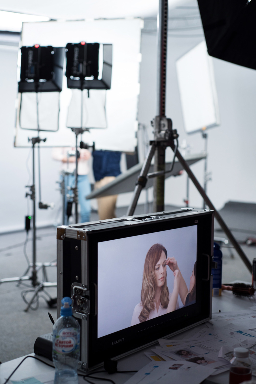 Бэкстейдж съёмки рекламы для Rowenta. Фотограф в Москве