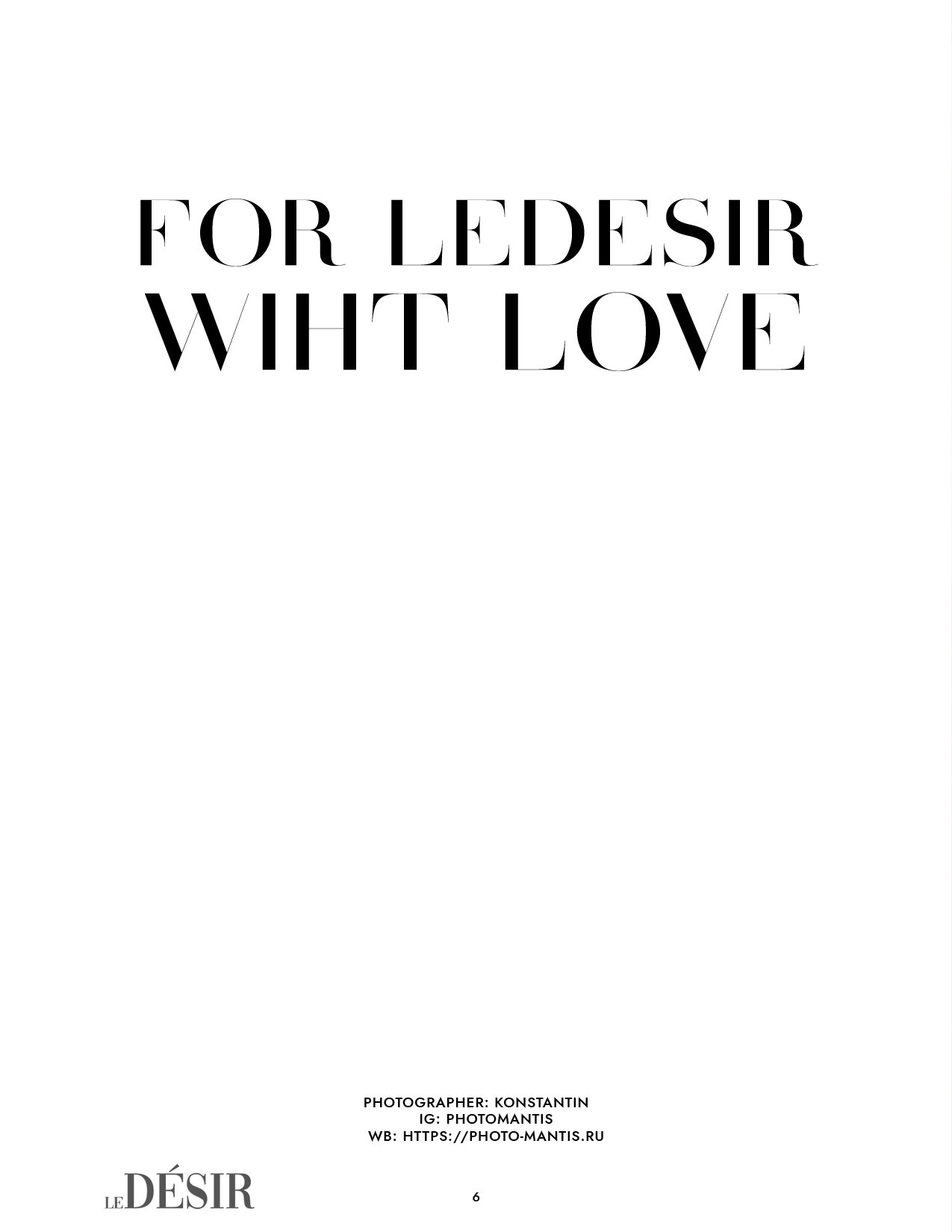 LeDesir. Photomantis