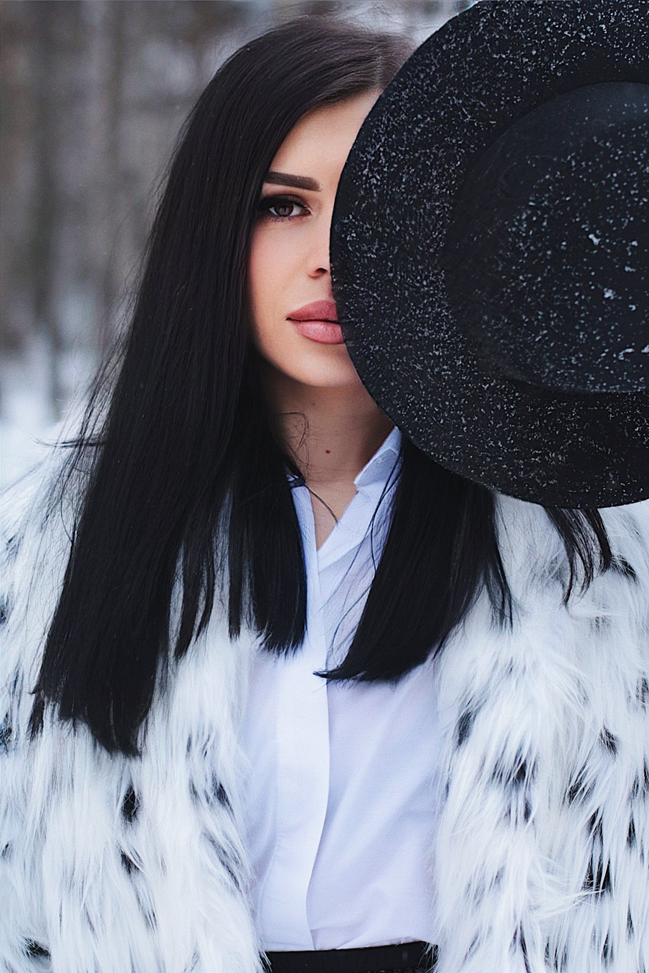 Марина. Проект Winter. Фотограф Пирумян Анна. г. Сургут, г. Воронеж