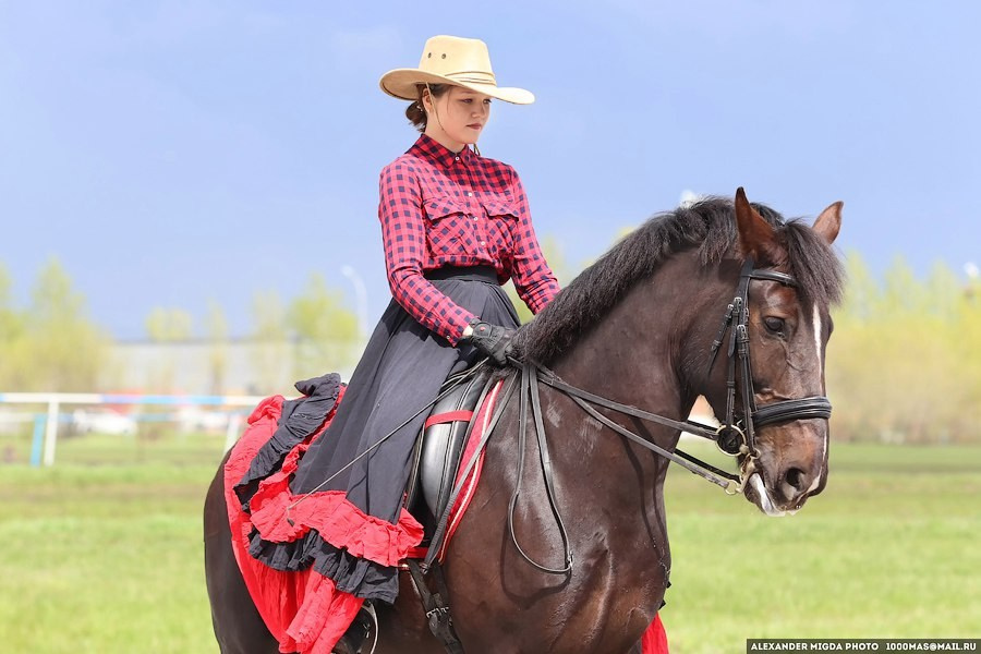 Конное шоу на ипподроме Новосибирска, съемка мероприятий