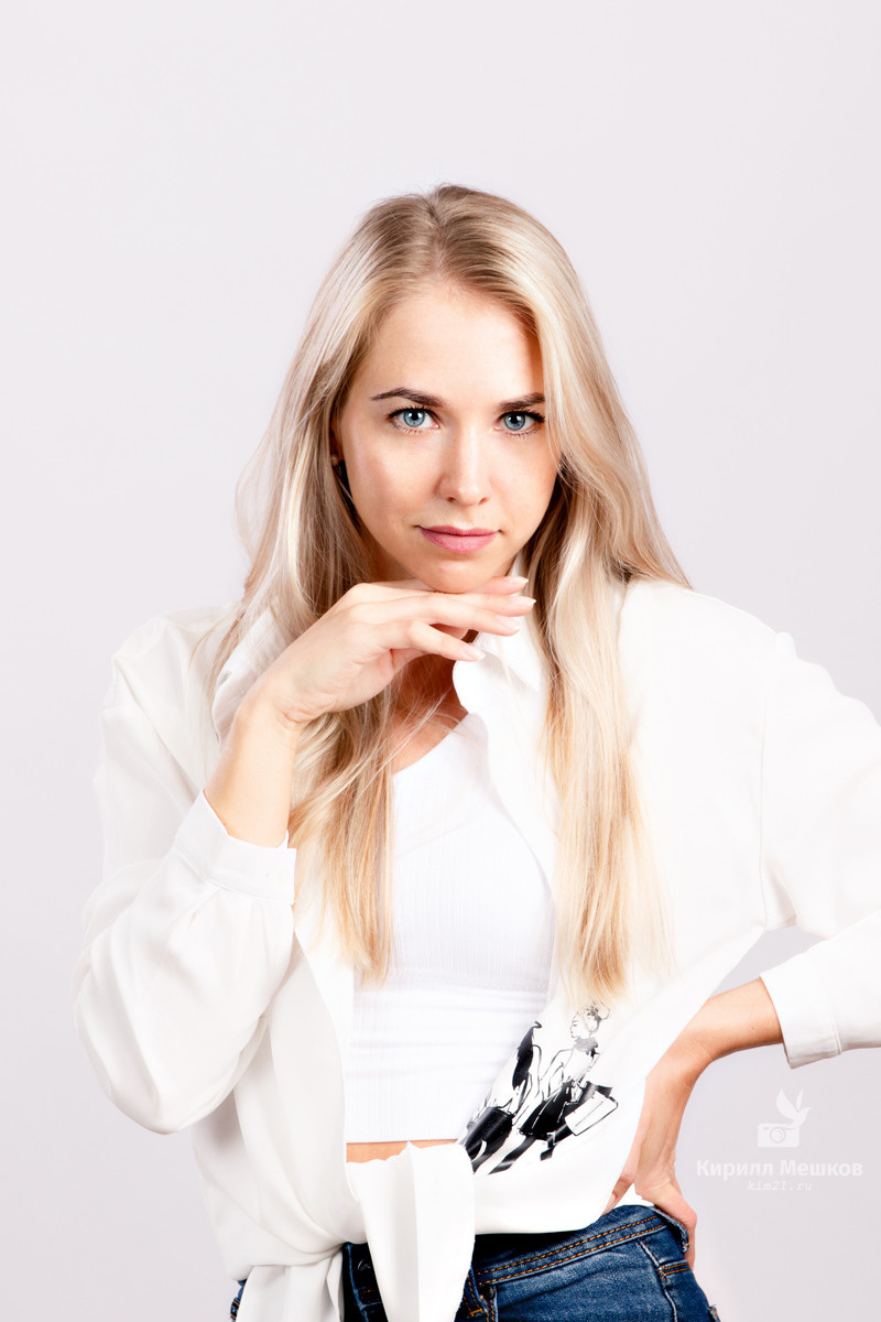 Студийный портрет. Фотограф Кирилл Мешков Кемерово