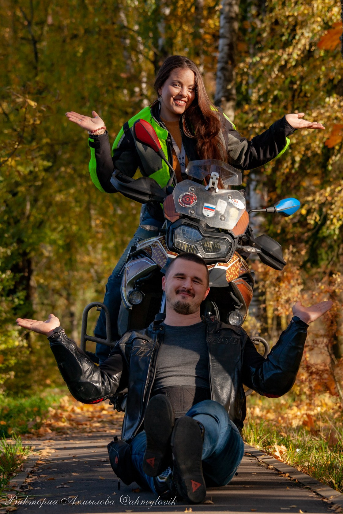Маша Печенька (BMW GS1200). Виктория Ахмылова. Фотограф в Москве