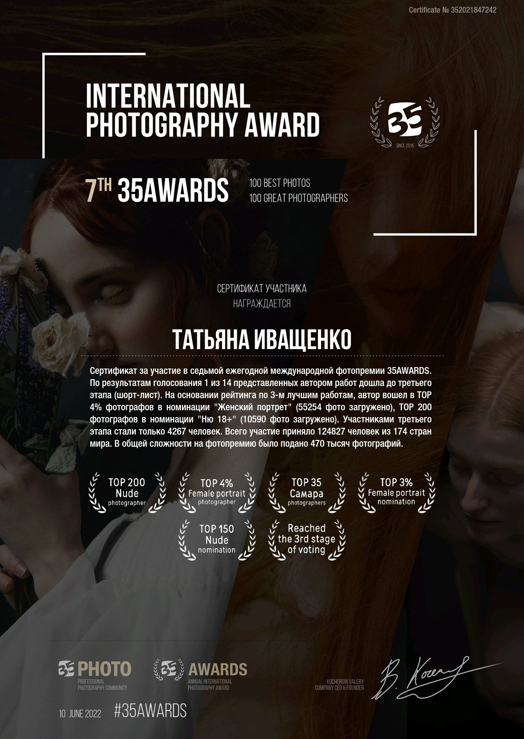 Достижения