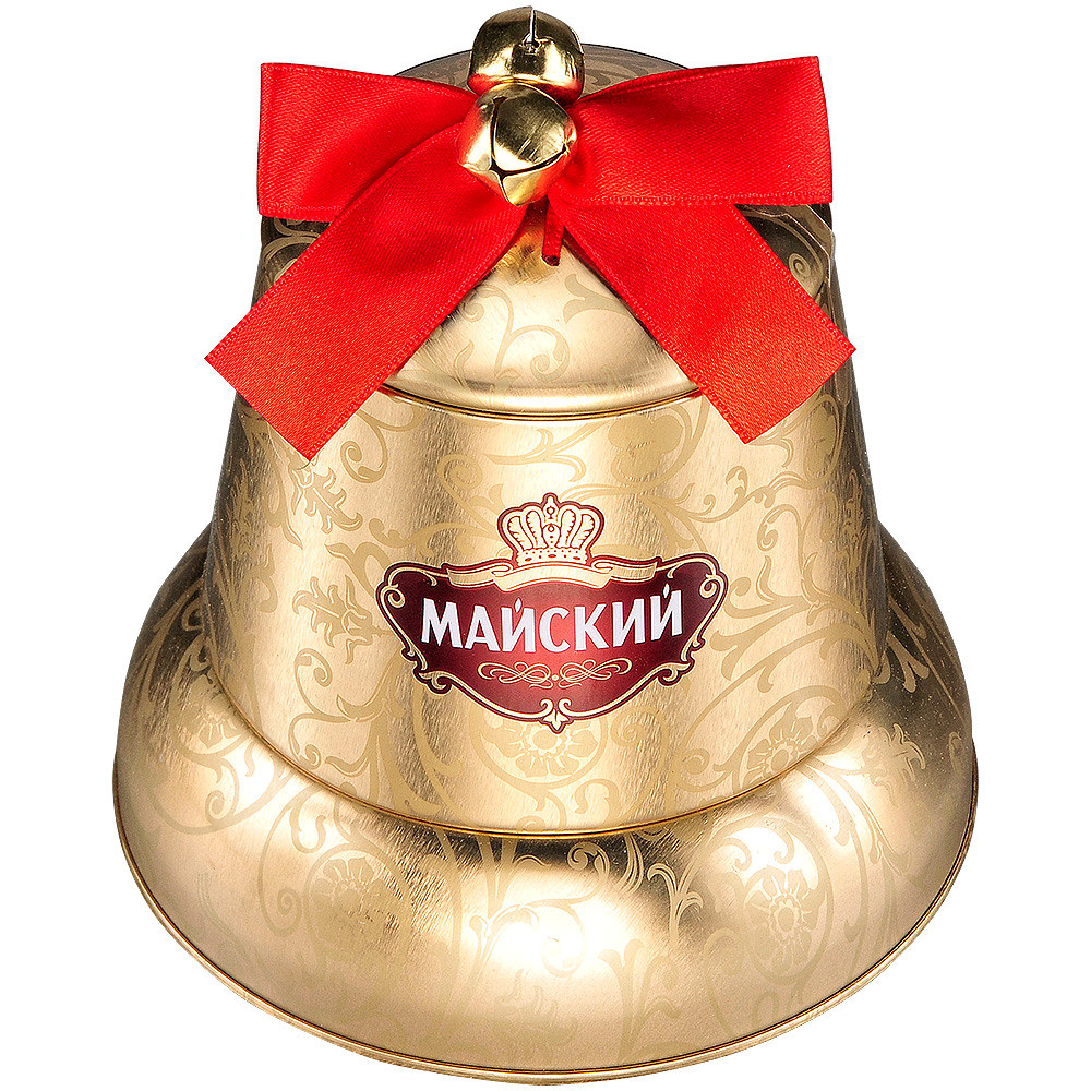 Майский чай в золотистой упаковке.