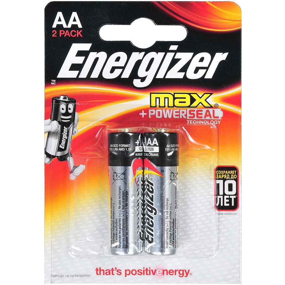 упаковка с пальчиковыми батарейками