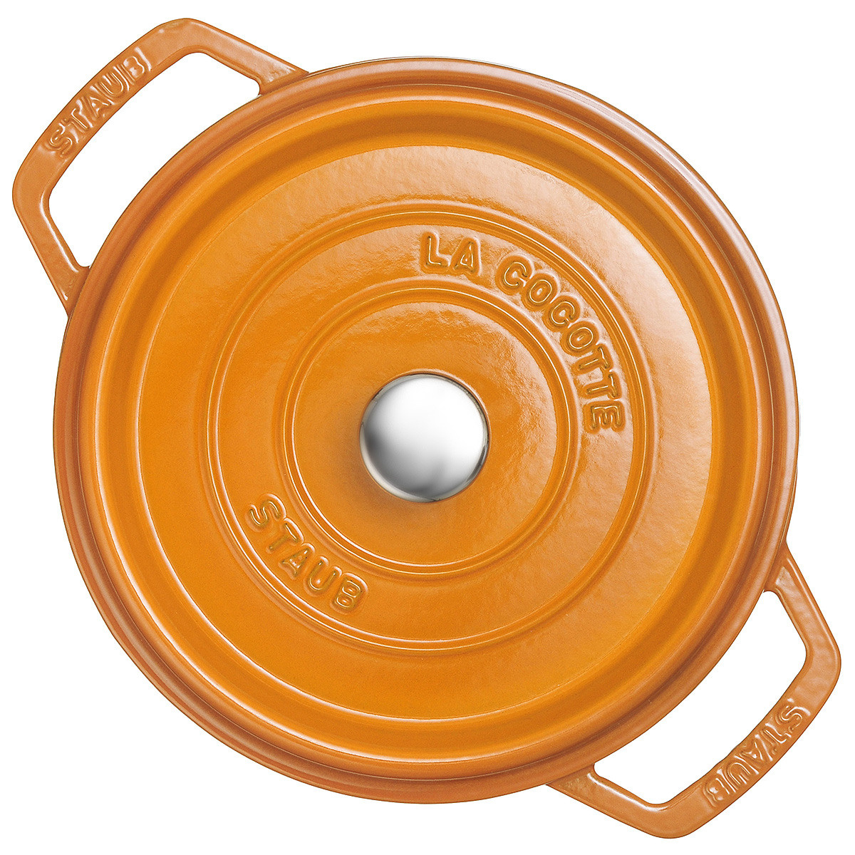 оранжевая сковорода ракурс снизу