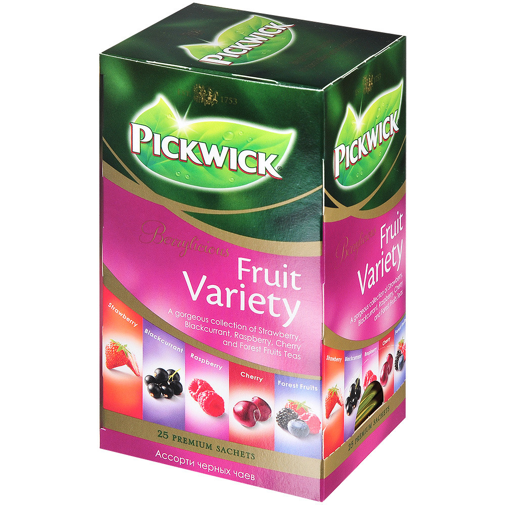 Чай саше в розовой коробке.