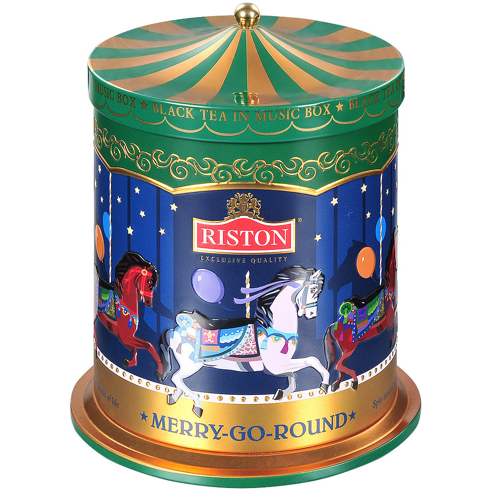 Жестяная упаковка чая.