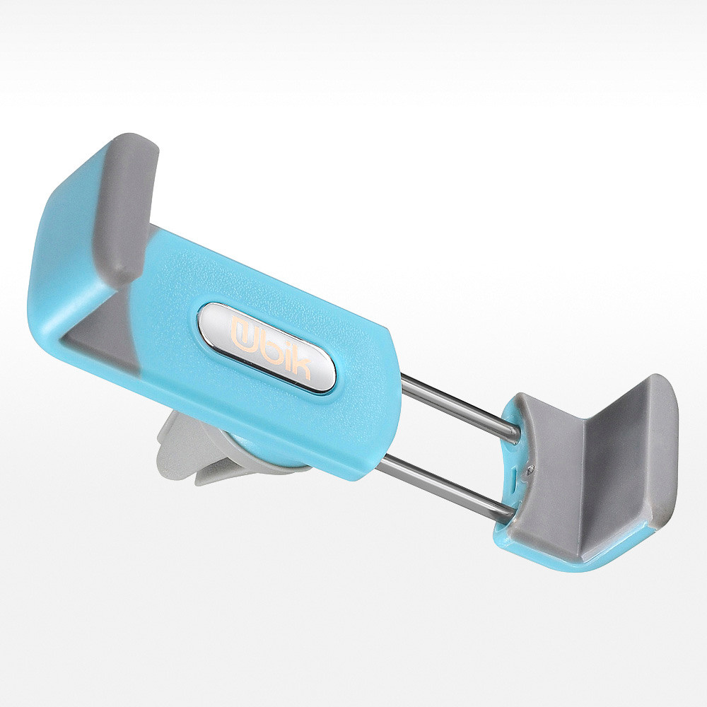 Автомобильный держатель телефона на белом фоне.