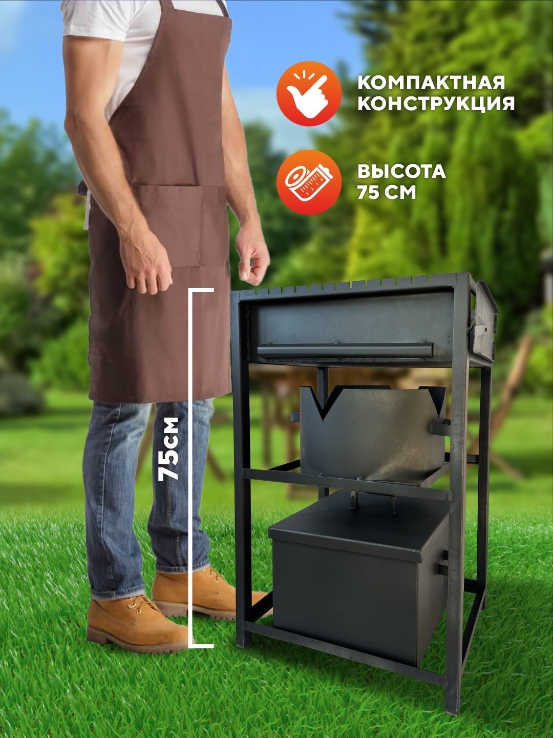 Пример инфографики на мангал для шашлыка