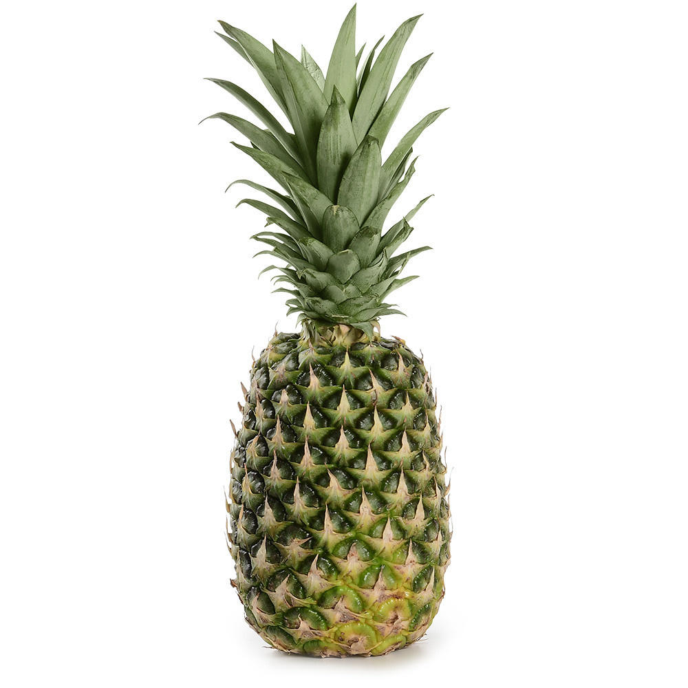 Ананас на белом фоне.