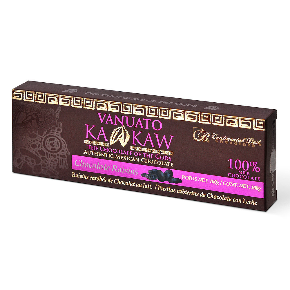 коричневая коробка с шоколадом на белом фоне